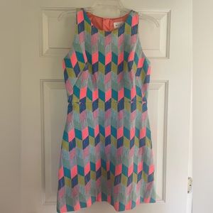 Milly multi-color dress. Size 6, worn twice.